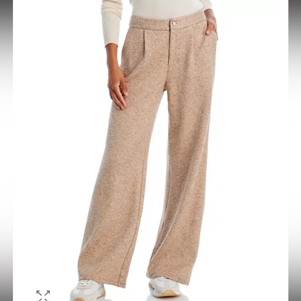 Paige Kara Knit Pants in Heathered Camel Tan Size 0